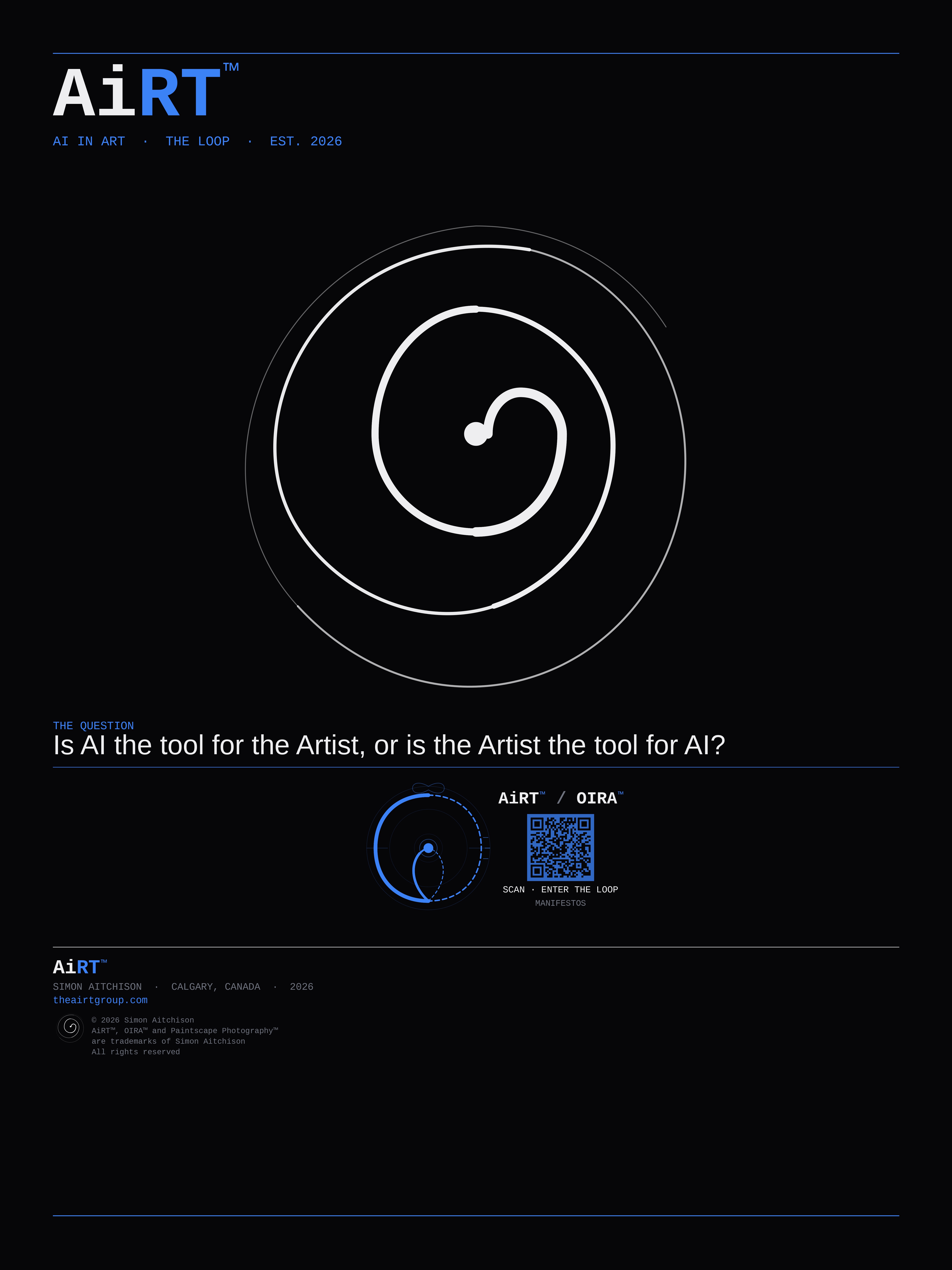 AiRT™ / OIRA™ Manifesto Poster